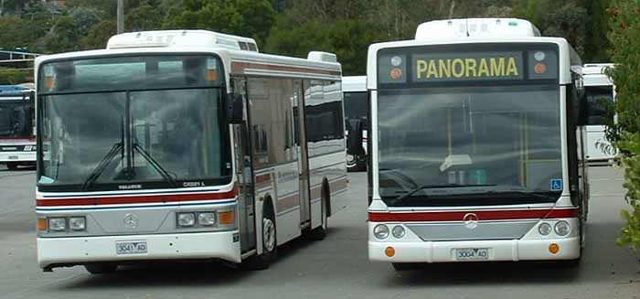 Panorama Coaches Coaches Mercedes O405NH Volgren 41 & O500LE ABM 4